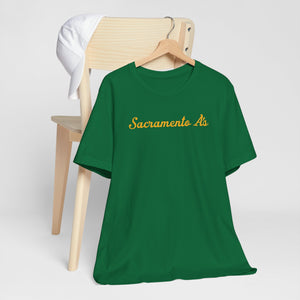 Sacramento A's Unisex Jersey Short Sleeve T Shirt