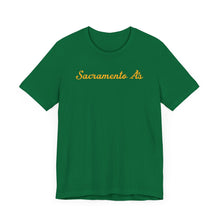 Load image into Gallery viewer, Sacramento A&#39;s Unisex Jersey Short Sleeve T Shirt