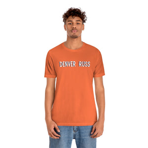 Denver Russ Denver Broncos Unisex Jersey Short Sleeve T Shirt