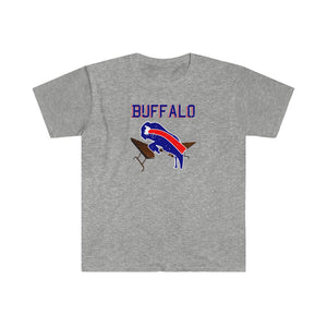 Buffalo Bills Table Smash Unisex Softstyle T-Shirt Tailgate