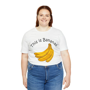 This is Bananas Mens Womens Jersey Short Sleeve T Shirt