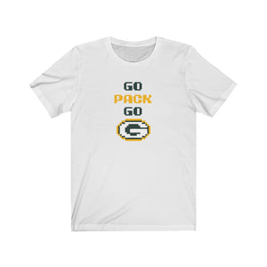 Go Pack Go Unisex Jersey Short Sleeve T Shirt Green Bay Packers