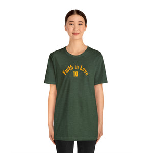 Faith in Love Green Bay Unisex Jersey Short Sleeve T Shirt