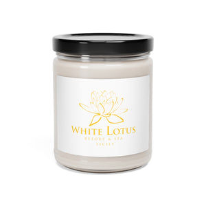 White Lotus Scented Soy Candle, 9oz