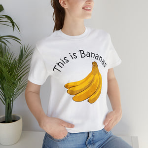 This is Bananas Mens Womens Jersey Short Sleeve T Shirt