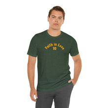 Load image into Gallery viewer, Faith in Love Green Bay Unisex Jersey Short Sleeve T Shirt