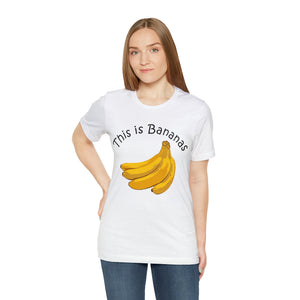 This is Bananas Mens Womens Jersey Short Sleeve T Shirt