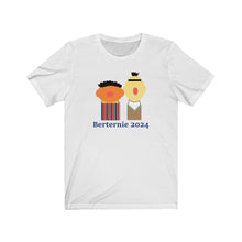 Load image into Gallery viewer, Bernie  Bert Ernie 2024 Short Sleeve Election T Shirt 2024 Sanders