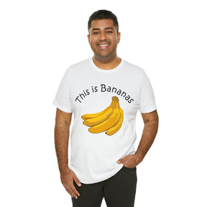 This is Bananas Mens Womens Jersey Short Sleeve T Shirt