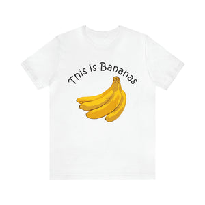 This is Bananas Mens Womens Jersey Short Sleeve T Shirt