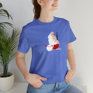 Washington Nationals Unisex Triblend Ice Cream Helmet Tee Shirt